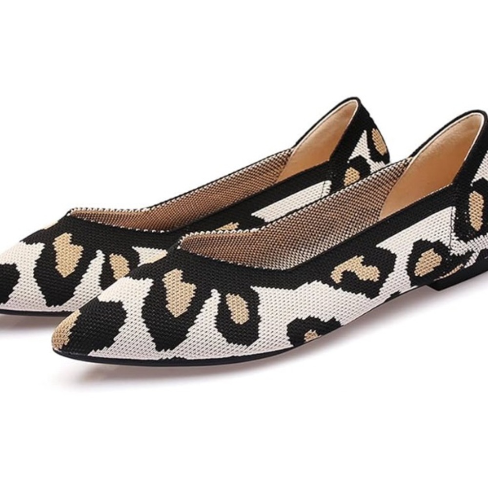 Amazon leopard print flats, 7.5